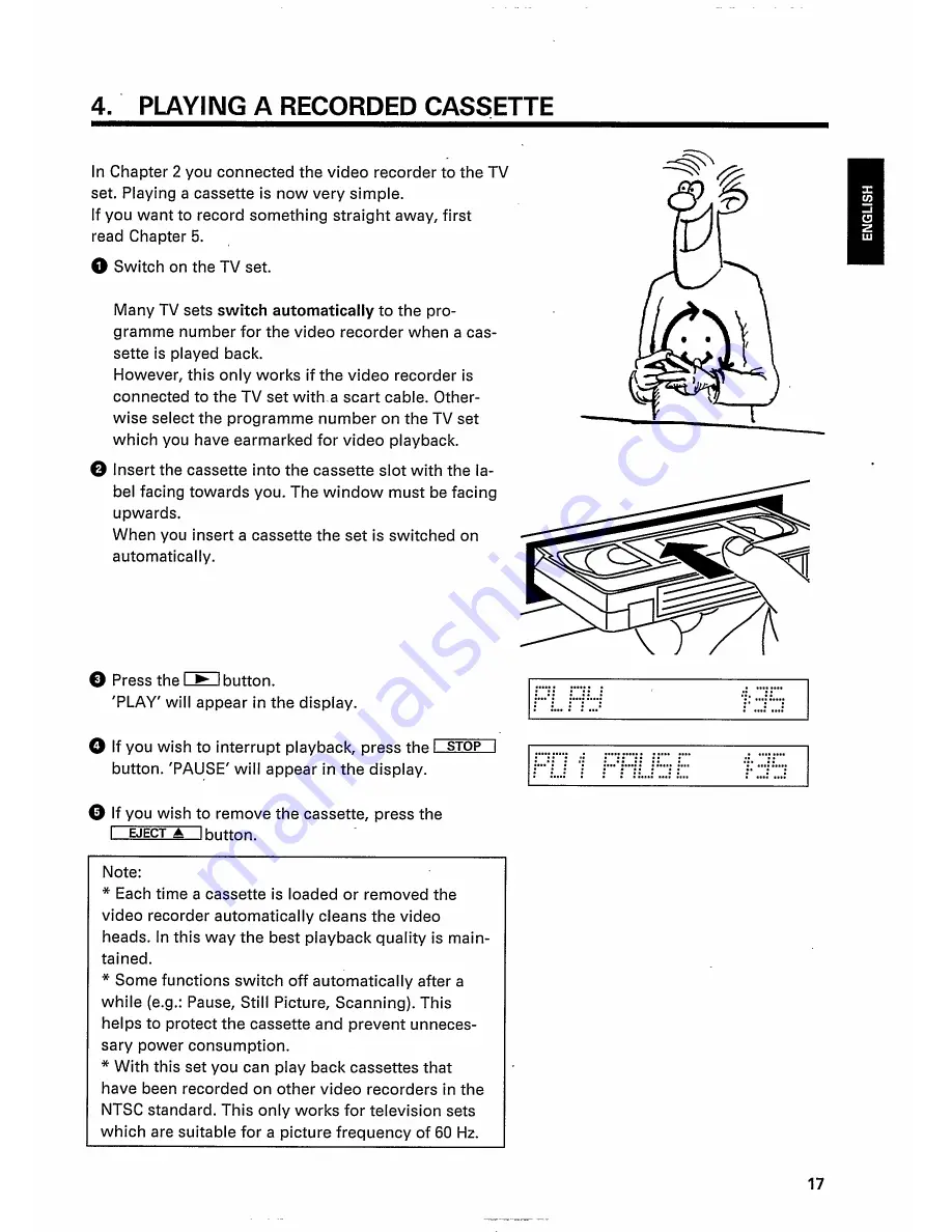 Philips VR 258 Operating Instructions Manual Download Page 19