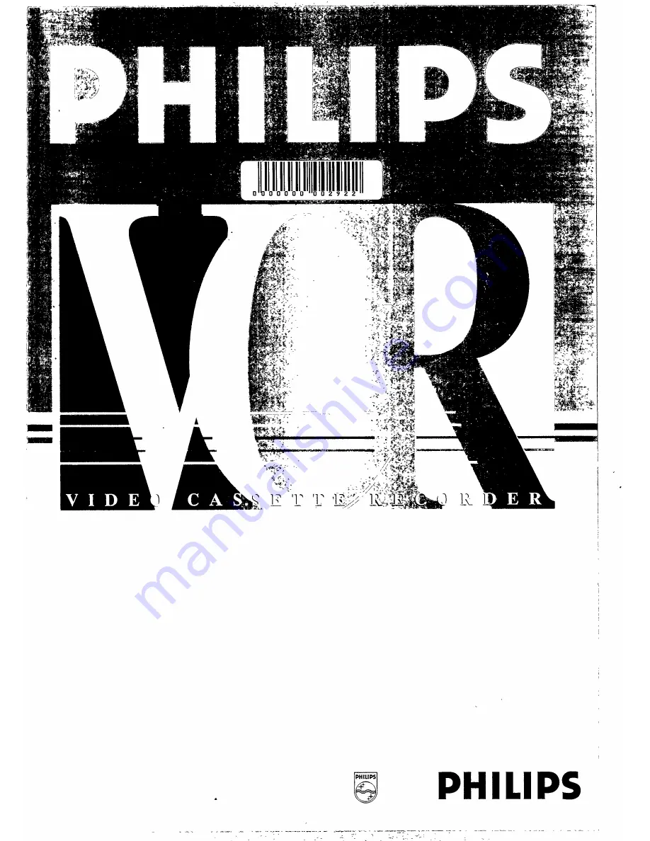 Philips VR 447 Operating Instructions Manual Download Page 1