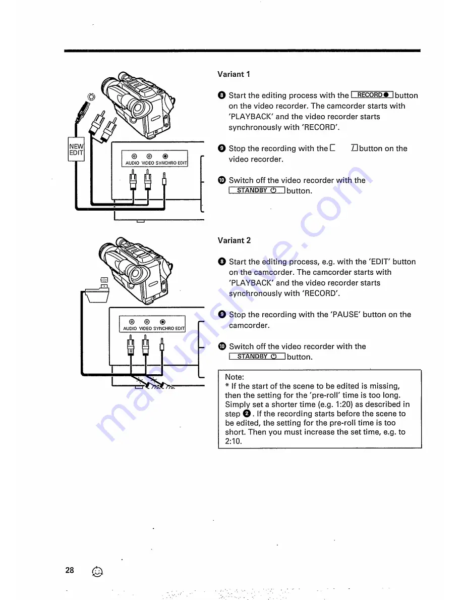 Philips VR 447 Operating Instructions Manual Download Page 30