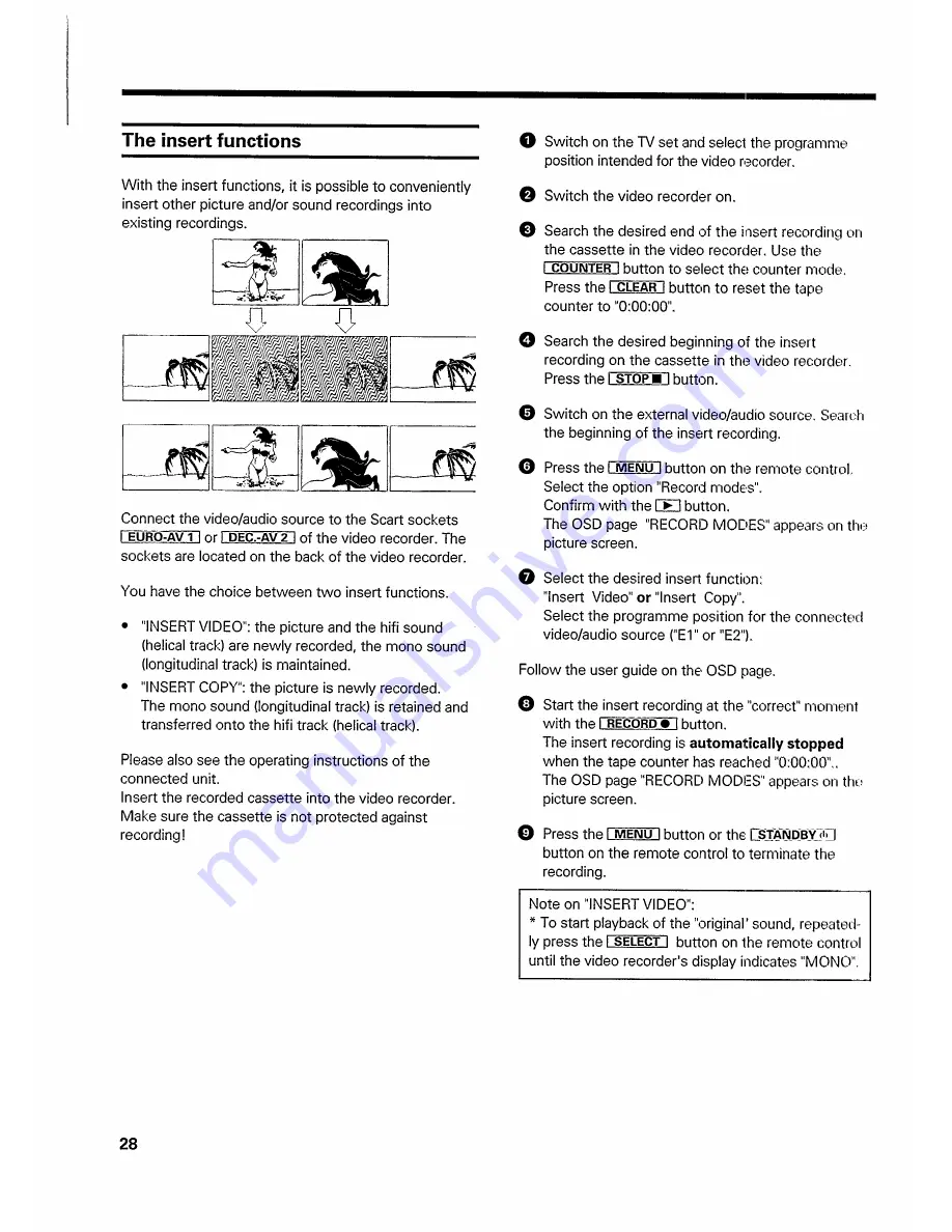 Philips VR 666/16 Operating Manual Download Page 30