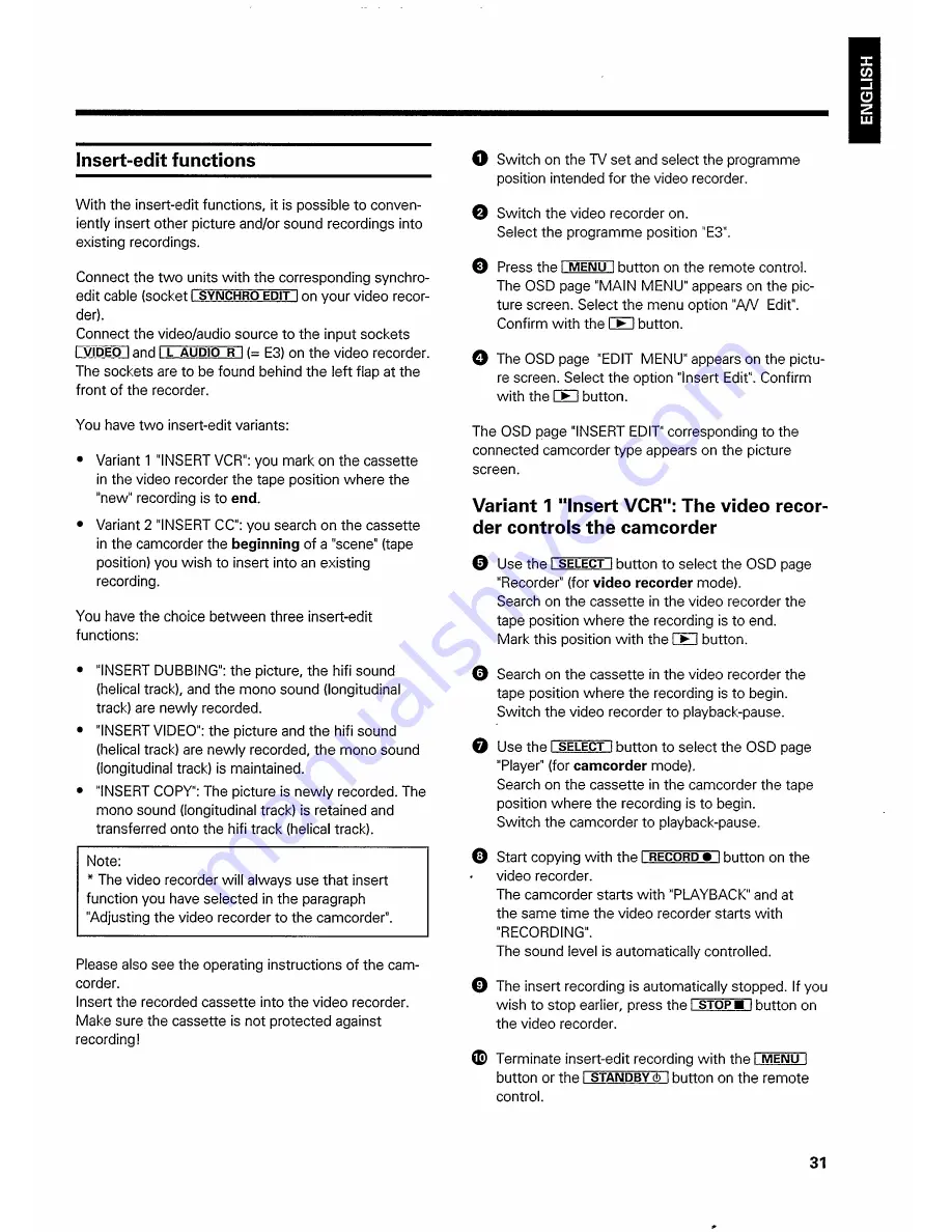 Philips VR 668/05 Operating Manual Download Page 39