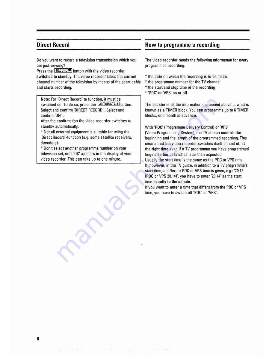 Philips VR 676 Operating Instructions Manual Download Page 12