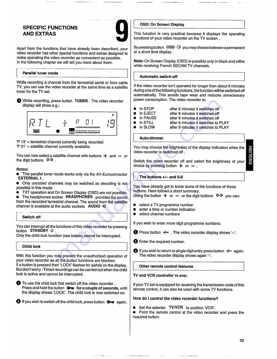 Philips VR 716 Operating Manual Download Page 41