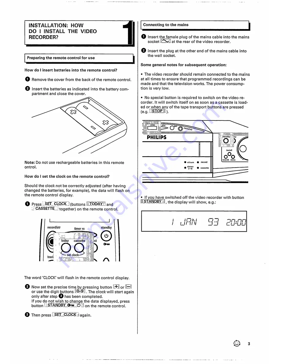 Philips VR 727 Operating Manual Download Page 5