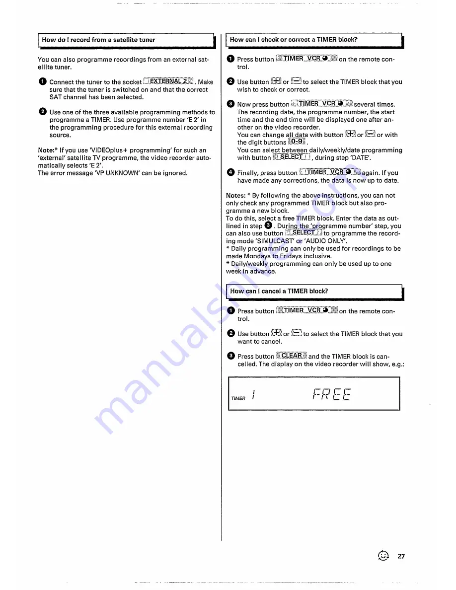 Philips VR 727 Operating Manual Download Page 29