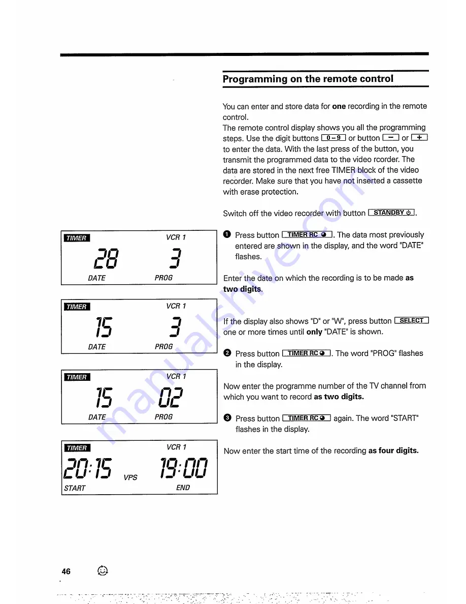 Philips VR 732 Operating Manual Download Page 48