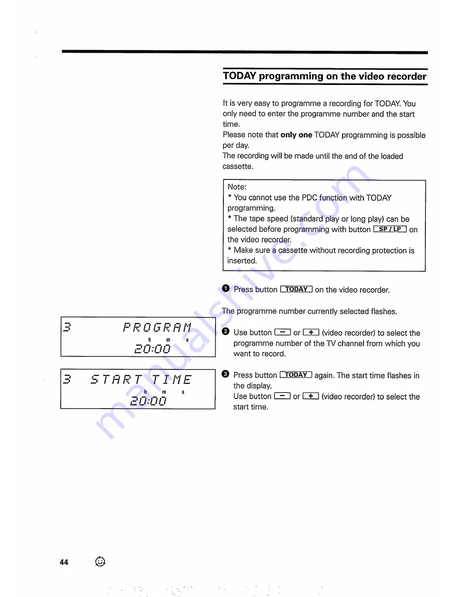 Philips VR 833 Operating Manual Download Page 46