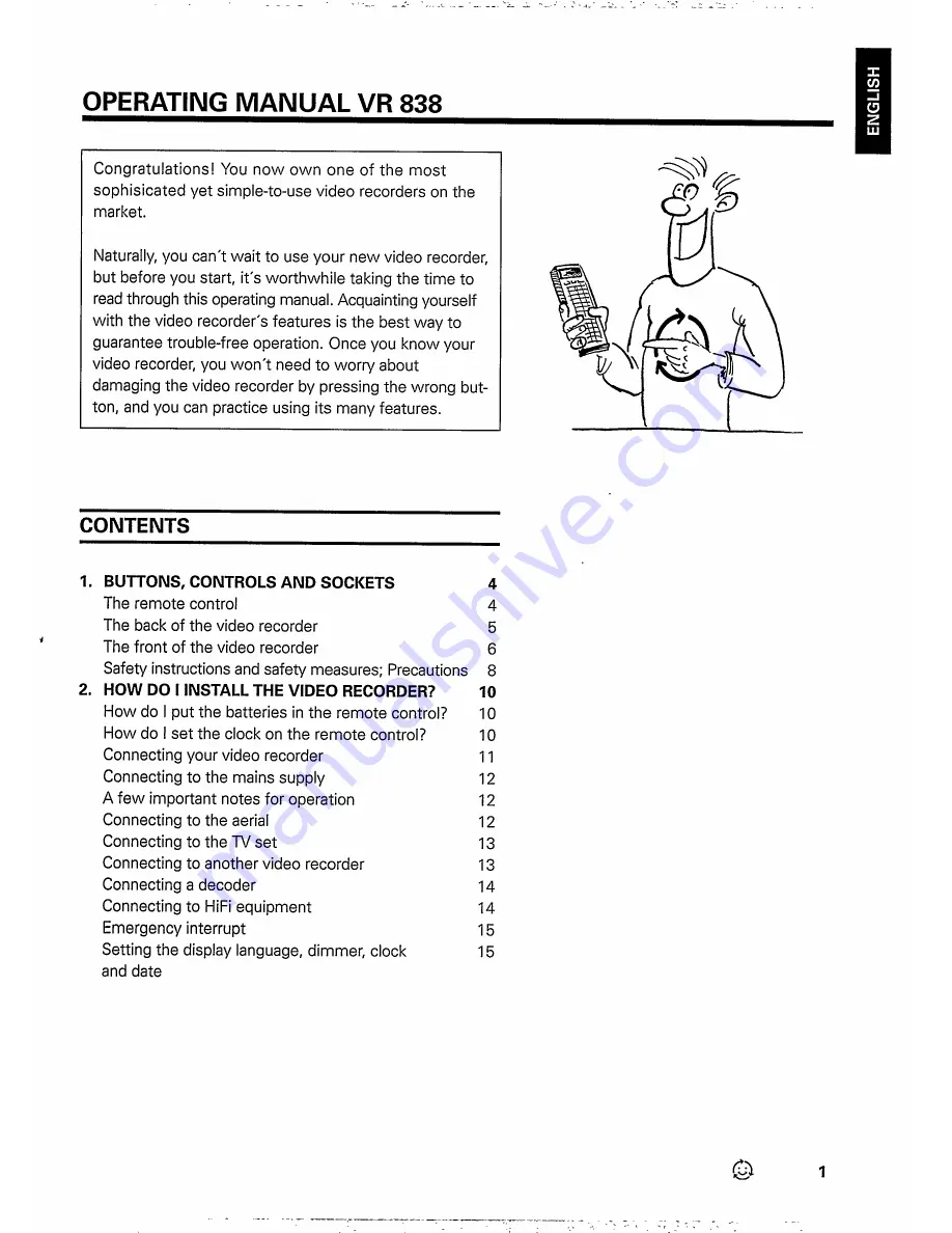 Philips VR 838 Operating Manual Download Page 19