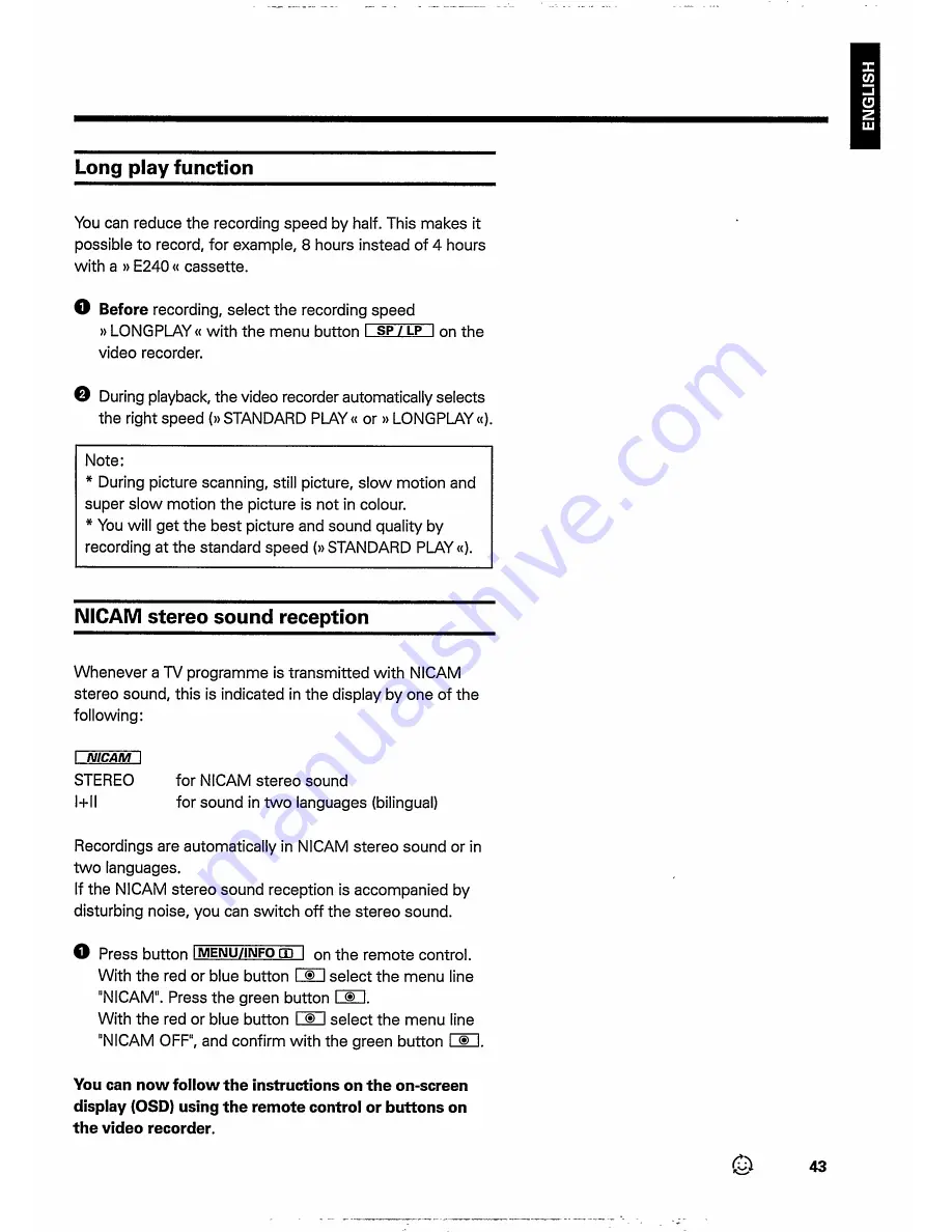 Philips VR 948 Operating Manual Download Page 61