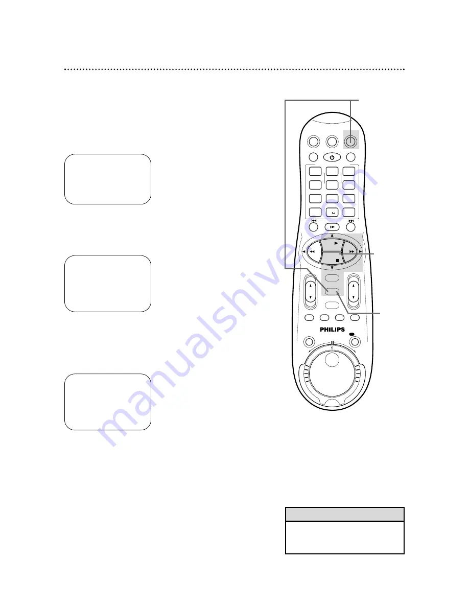 Philips VR1010BP Owner'S Manual Download Page 58