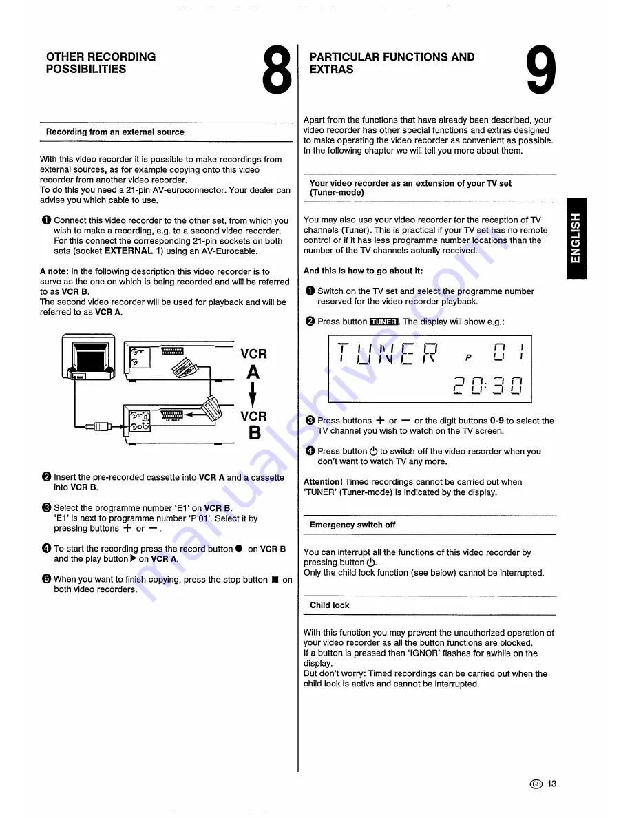 Philips VR201 Operating Instructions Manual Download Page 17