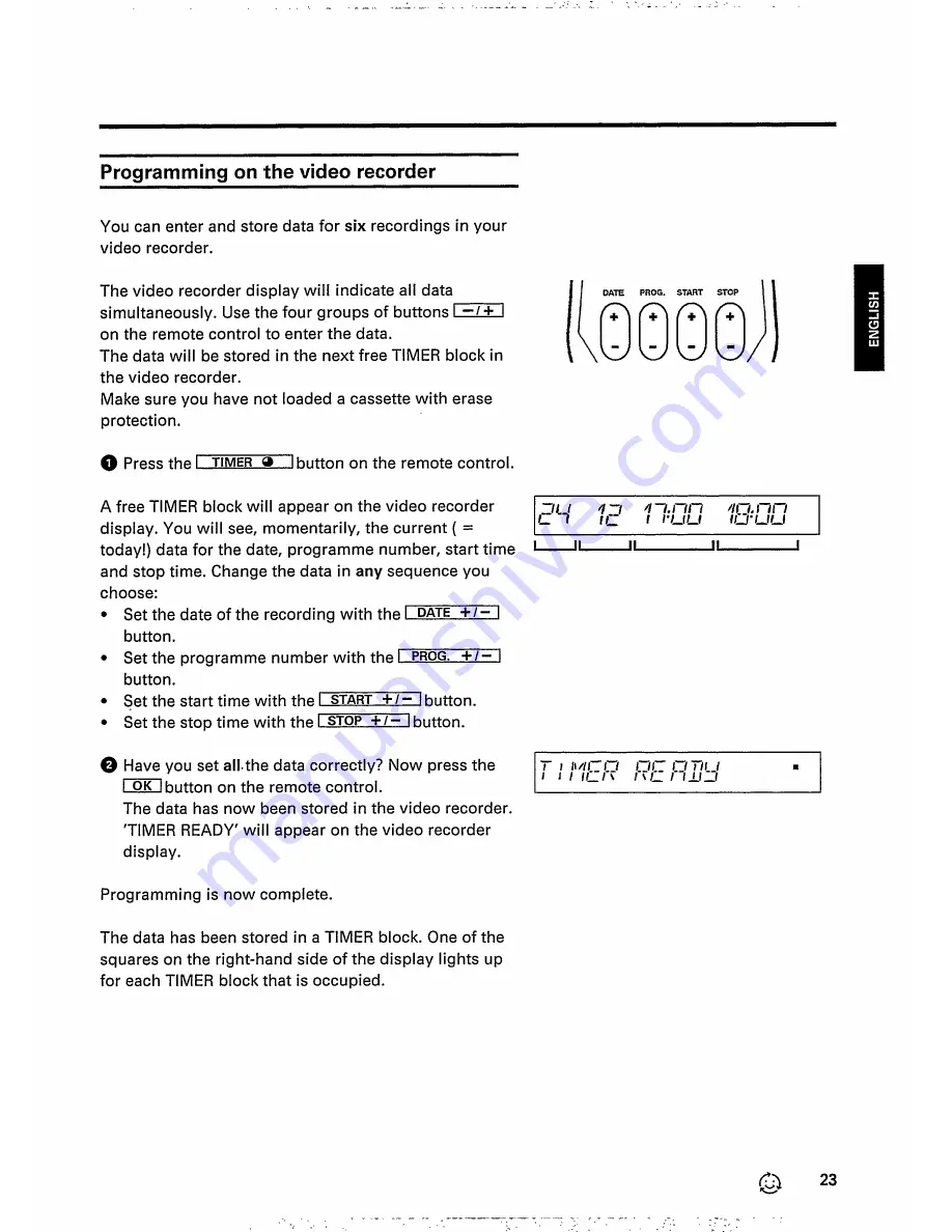 Philips VR231 Operating Instructions Manual Download Page 25