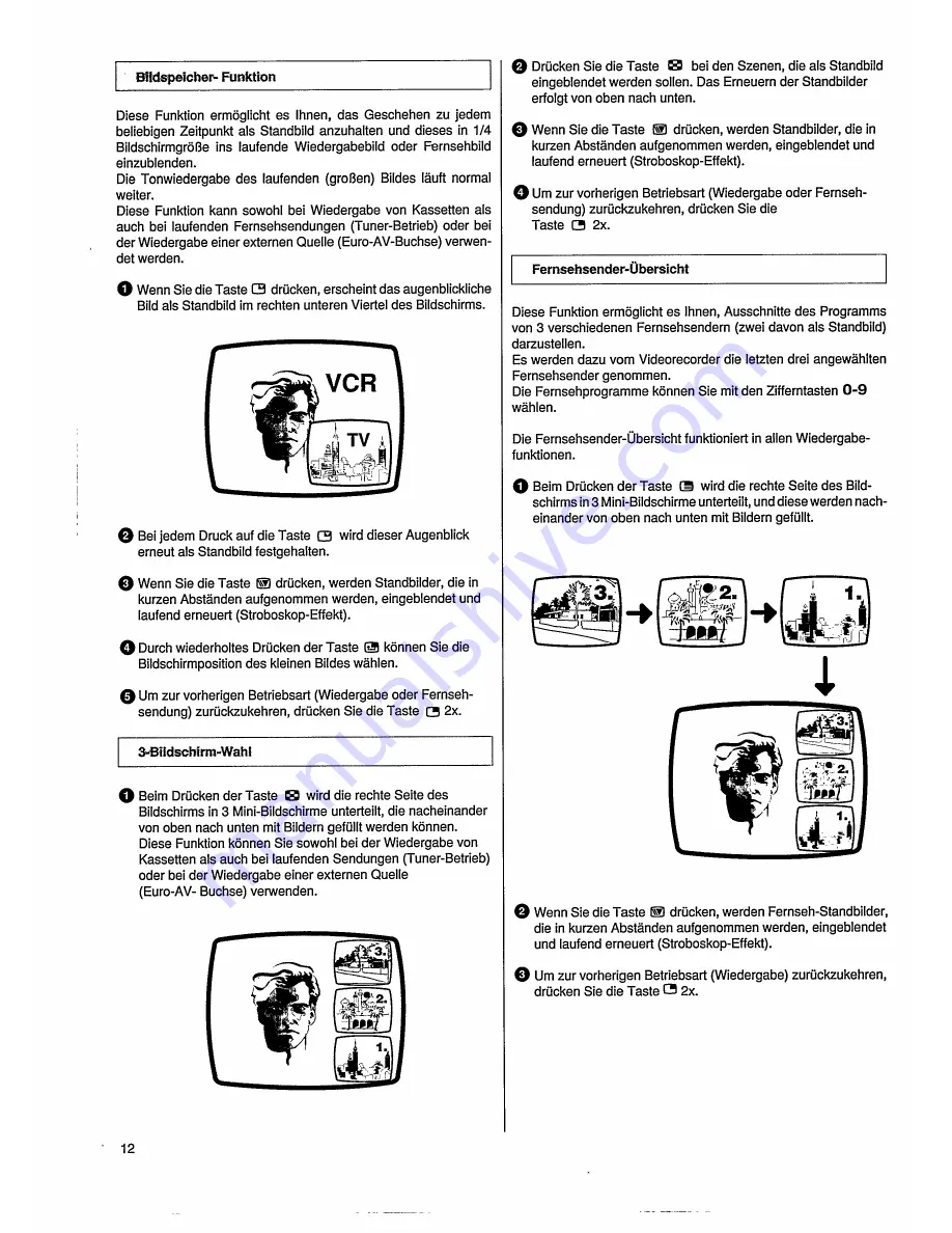 Philips VR305 (German) Bedienungsanleitung Download Page 16