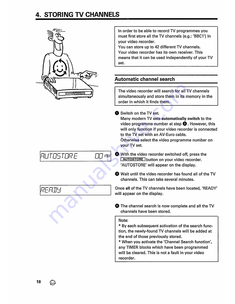 Philips VR332 Operating Instructions Manual Download Page 20