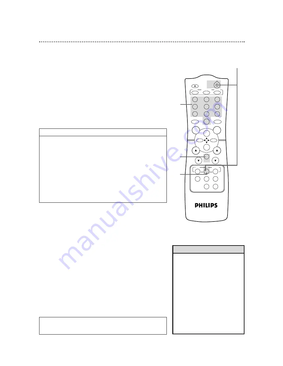 Philips VR422CAT Owner'S Manual Download Page 21