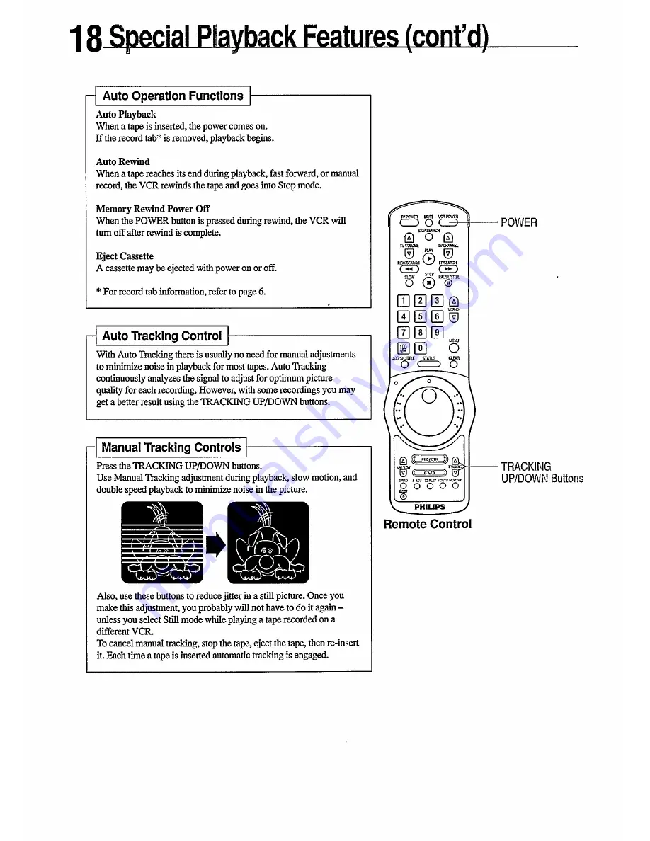 Philips VR455/50 User Manual Download Page 18