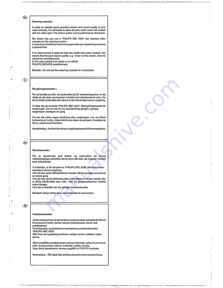 Philips VR502 Operating Instructions Manual Download Page 27