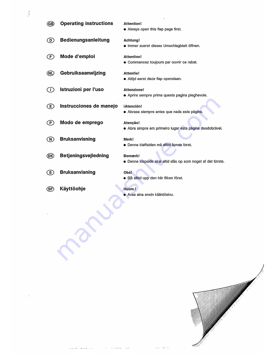 Philips VR6180 Operating Instructions Manual Download Page 4