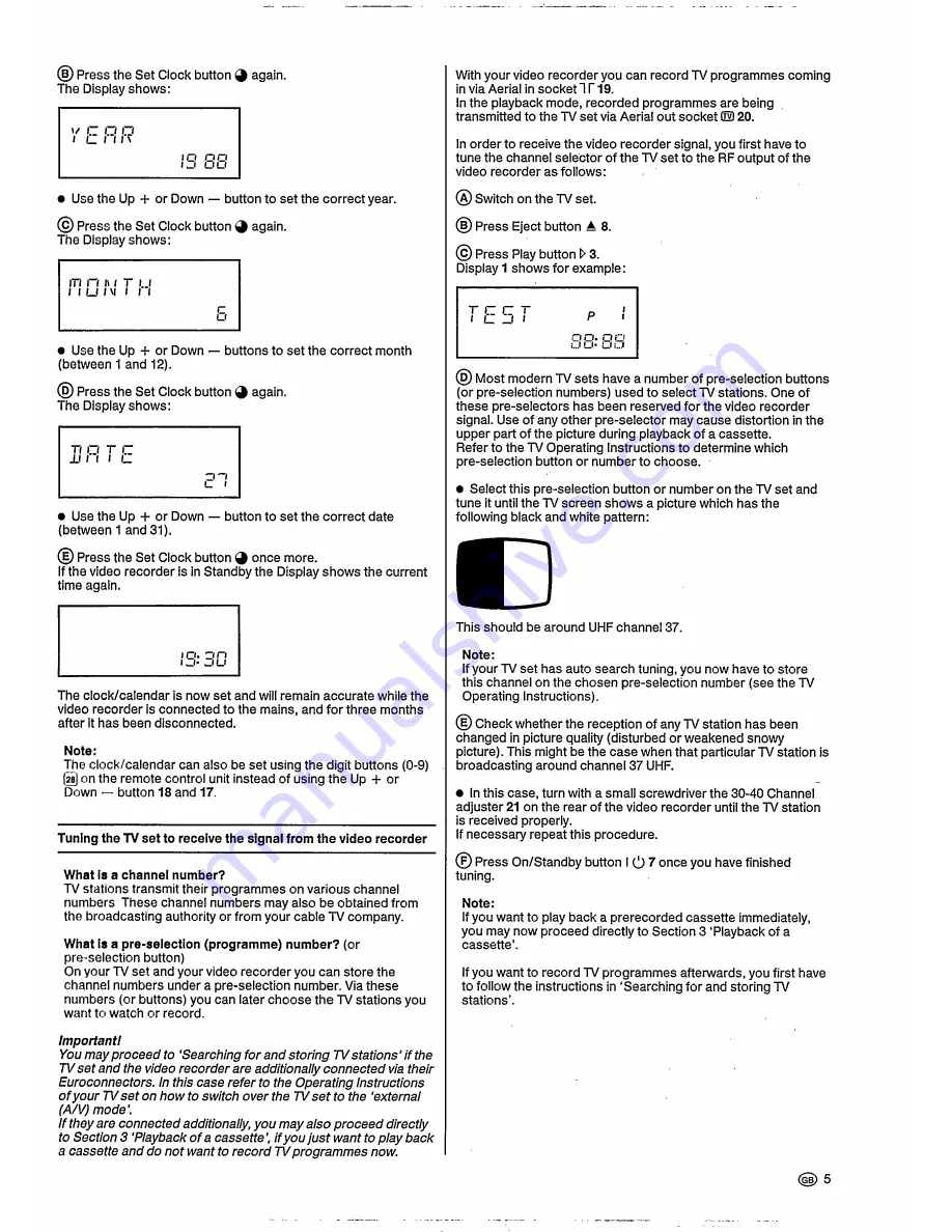 Philips VR6180 Operating Instructions Manual Download Page 9