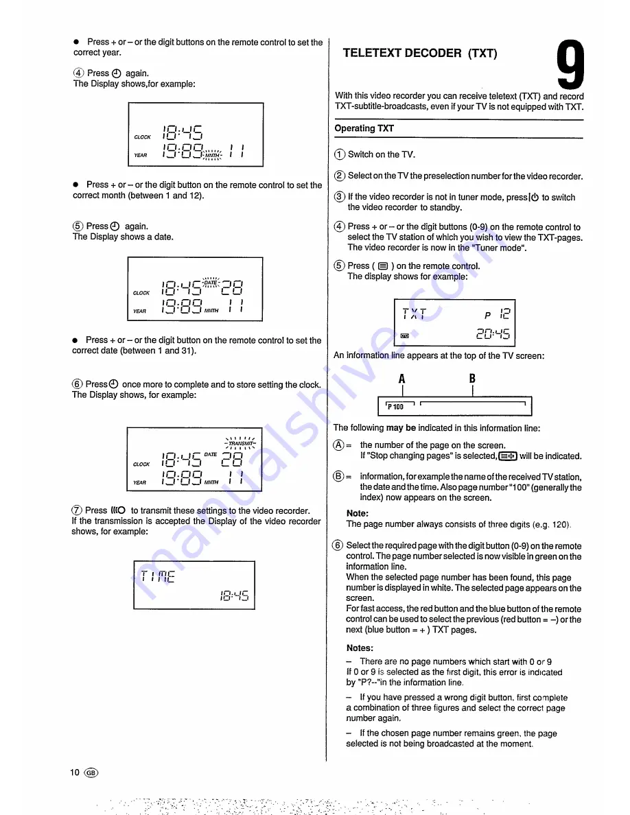 Philips VR6293 Operating Instructions Manual Download Page 14