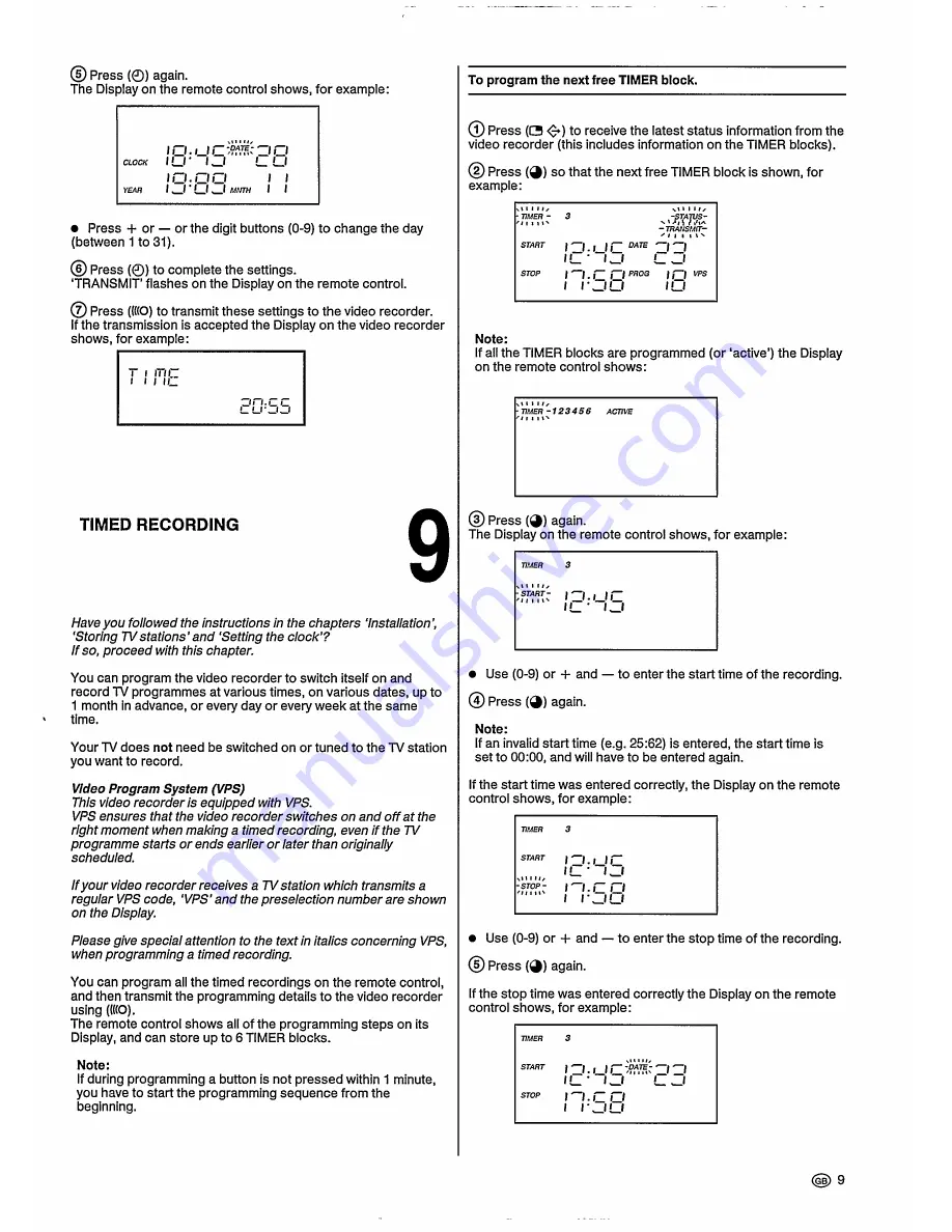 Philips VR6390 Operating Instructions Manual Download Page 13