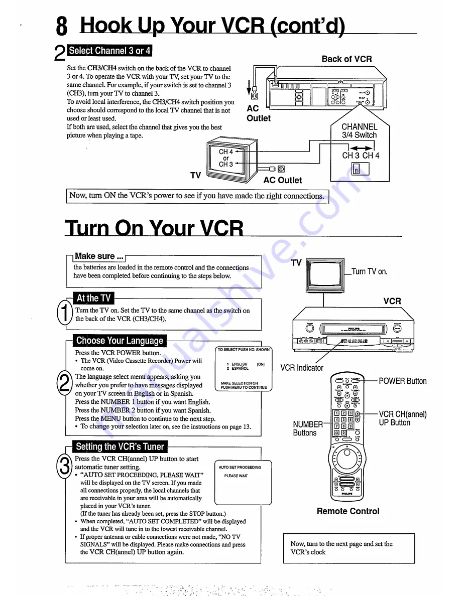 Philips VR654/50 Скачать руководство пользователя страница 8