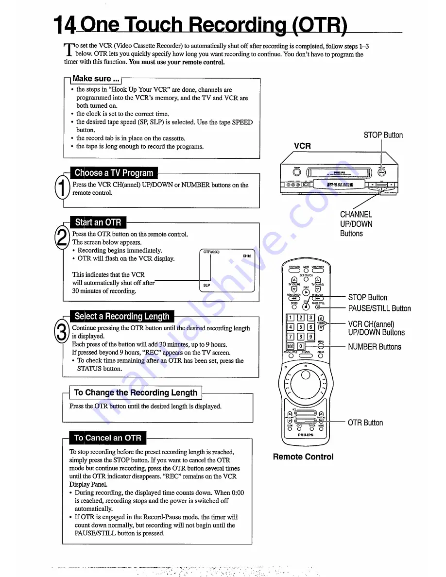 Philips VR654/50 Скачать руководство пользователя страница 14