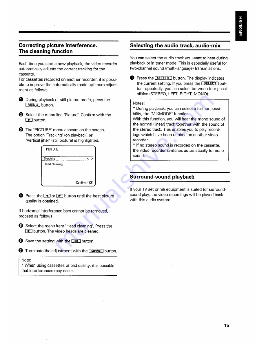 Philips VR668/16 Operating Manual Download Page 17