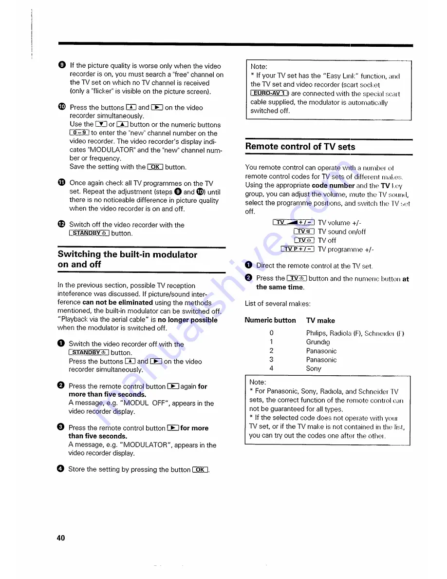 Philips VR668/16 Operating Manual Download Page 42