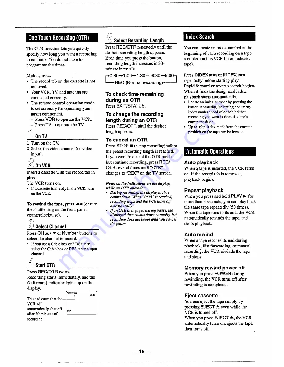 Philips VR788/50 Instructions For Use Manual Download Page 15