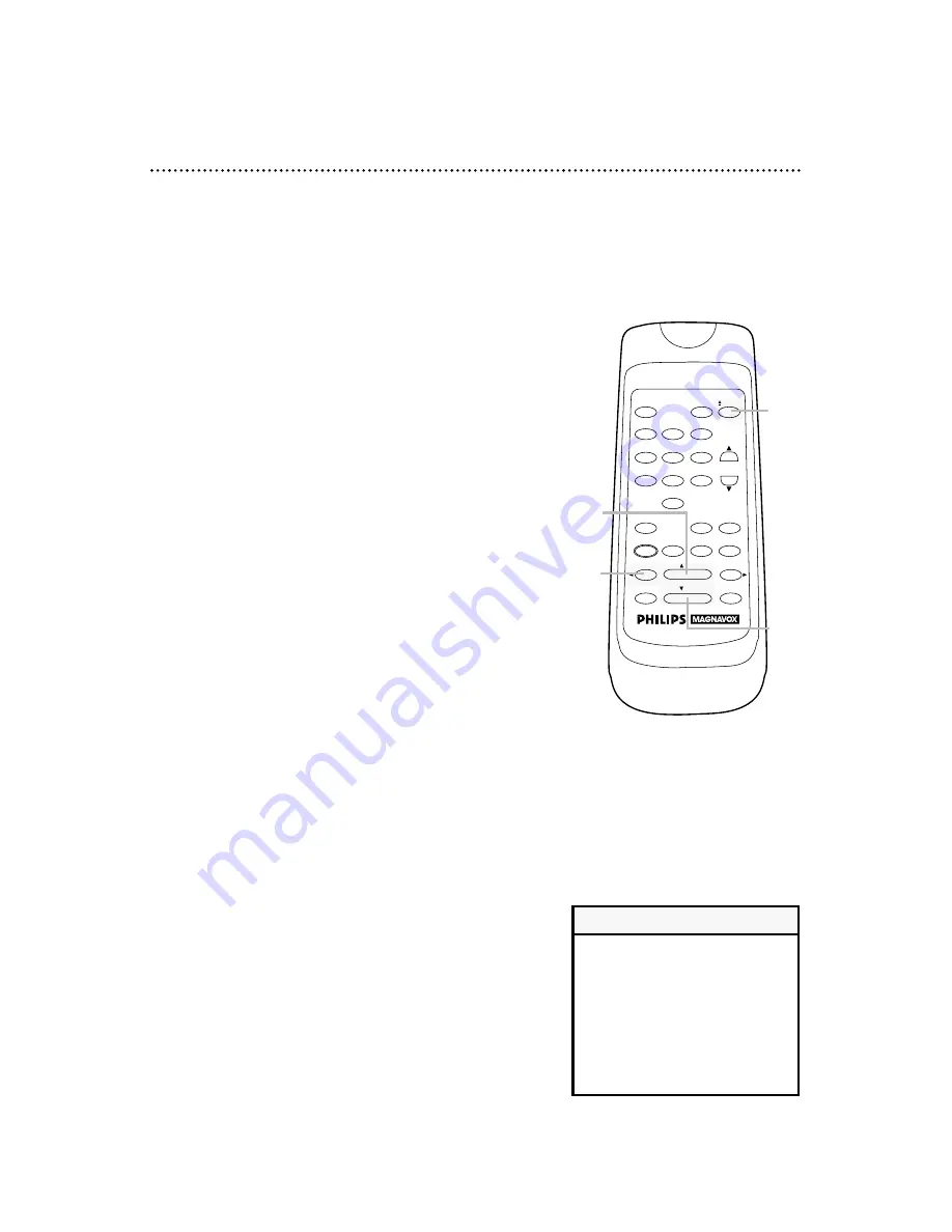 Philips VRA601AT Owner'S Manual Download Page 24