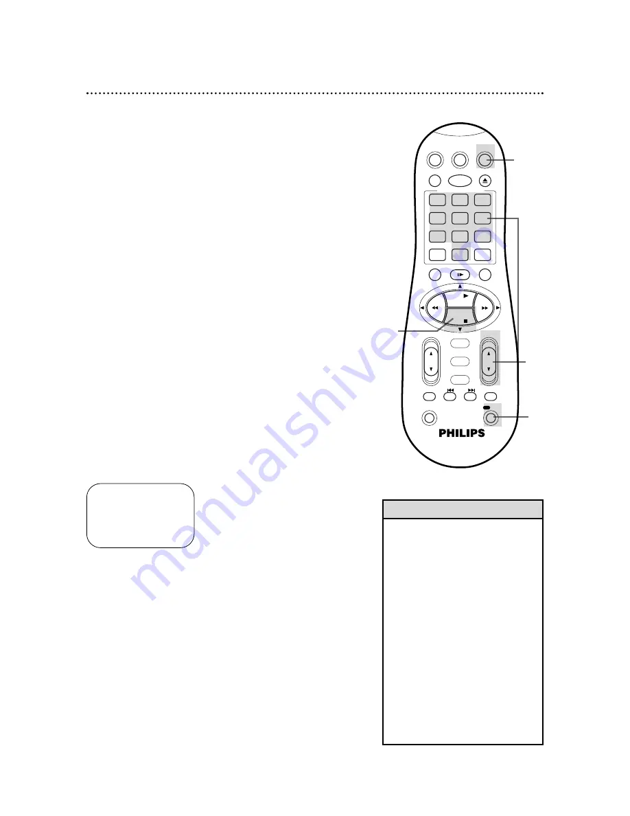 Philips VRA641AT Owner'S Manual Download Page 30