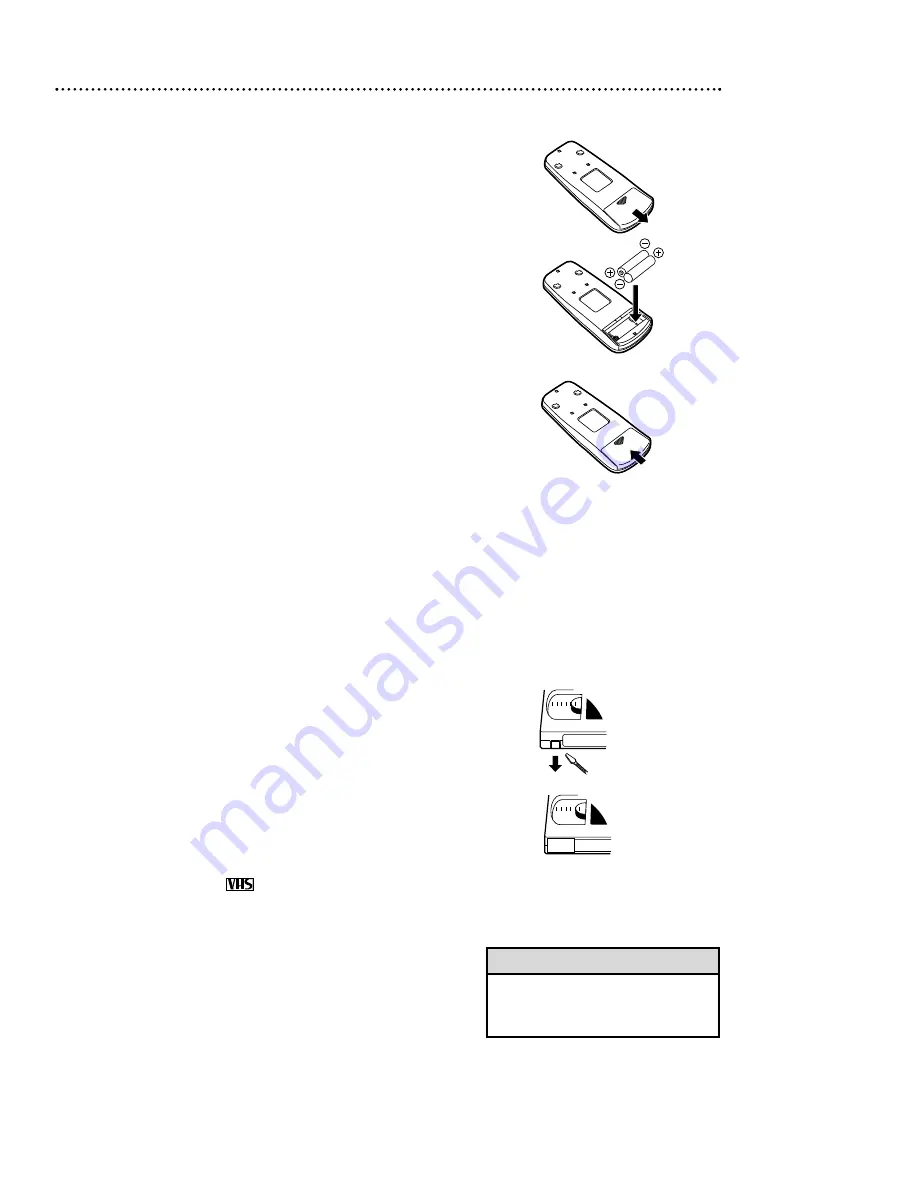 Philips VRB413AT Owner'S Manual Download Page 5