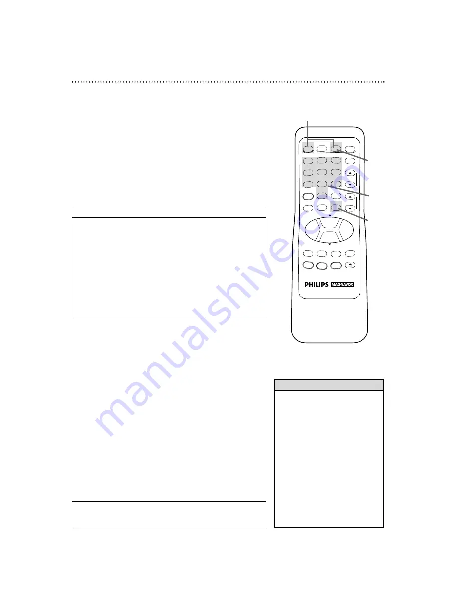 Philips VRX342AT Owner'S Manual Download Page 20