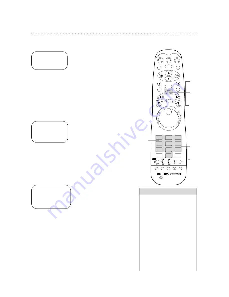 Philips VRX463 Скачать руководство пользователя страница 46