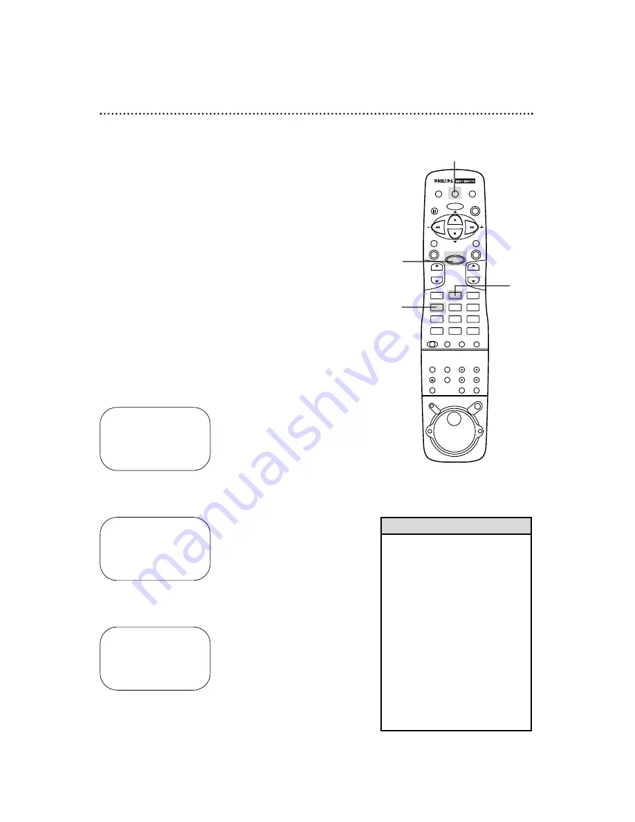 Philips VRX562AT Owner'S Manual Download Page 14