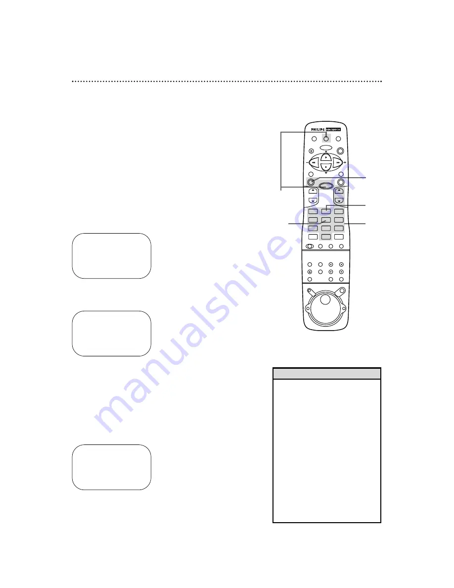 Philips VRX562AT Owner'S Manual Download Page 41