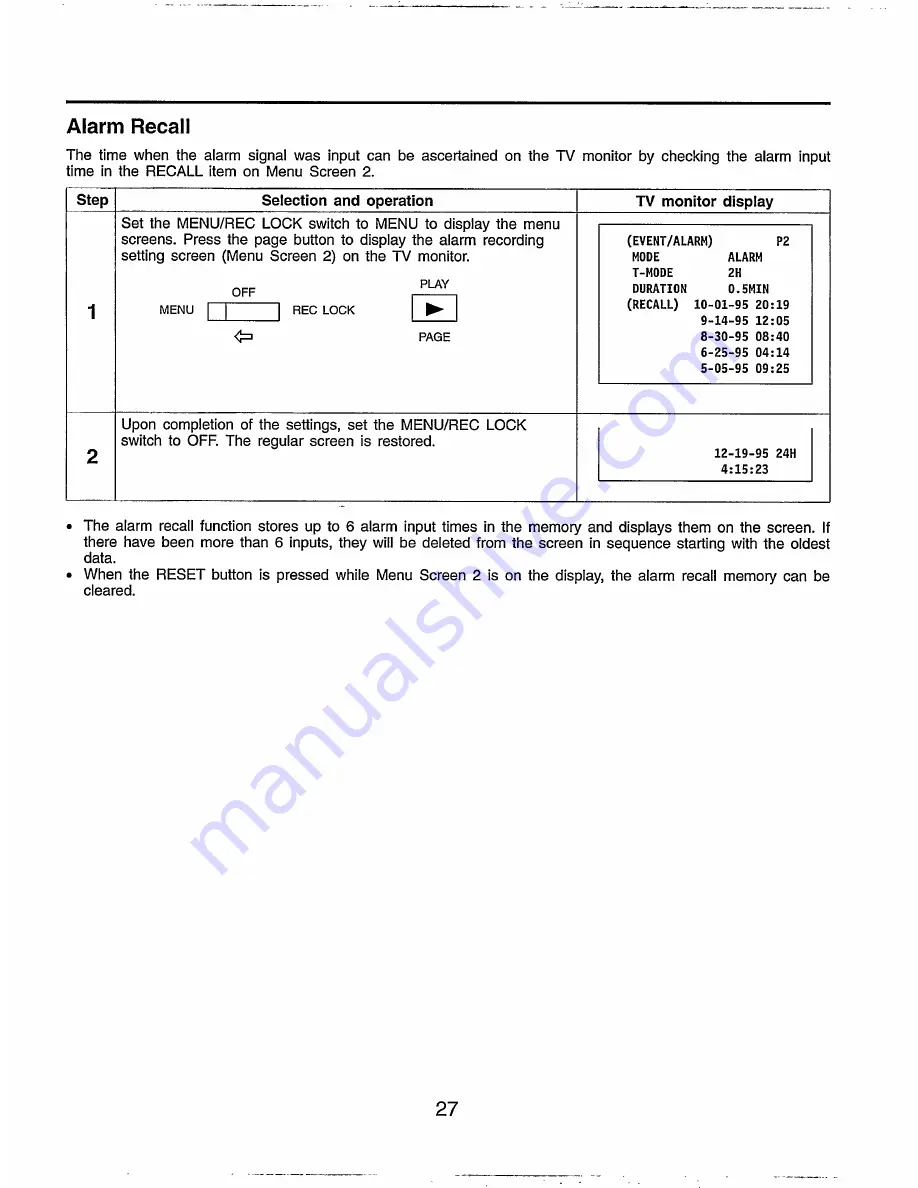 Philips VS99005G Operating Instructions Manual Download Page 27