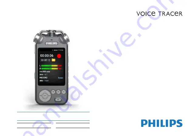 Philips VTR9200 Скачать руководство пользователя страница 1