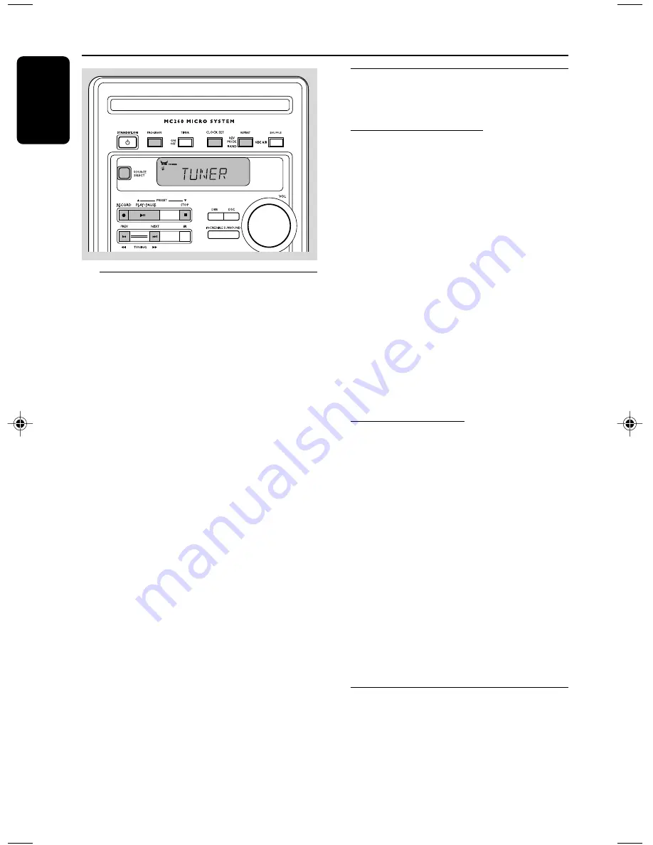 Philips XX-MC260/22 Скачать руководство пользователя страница 16