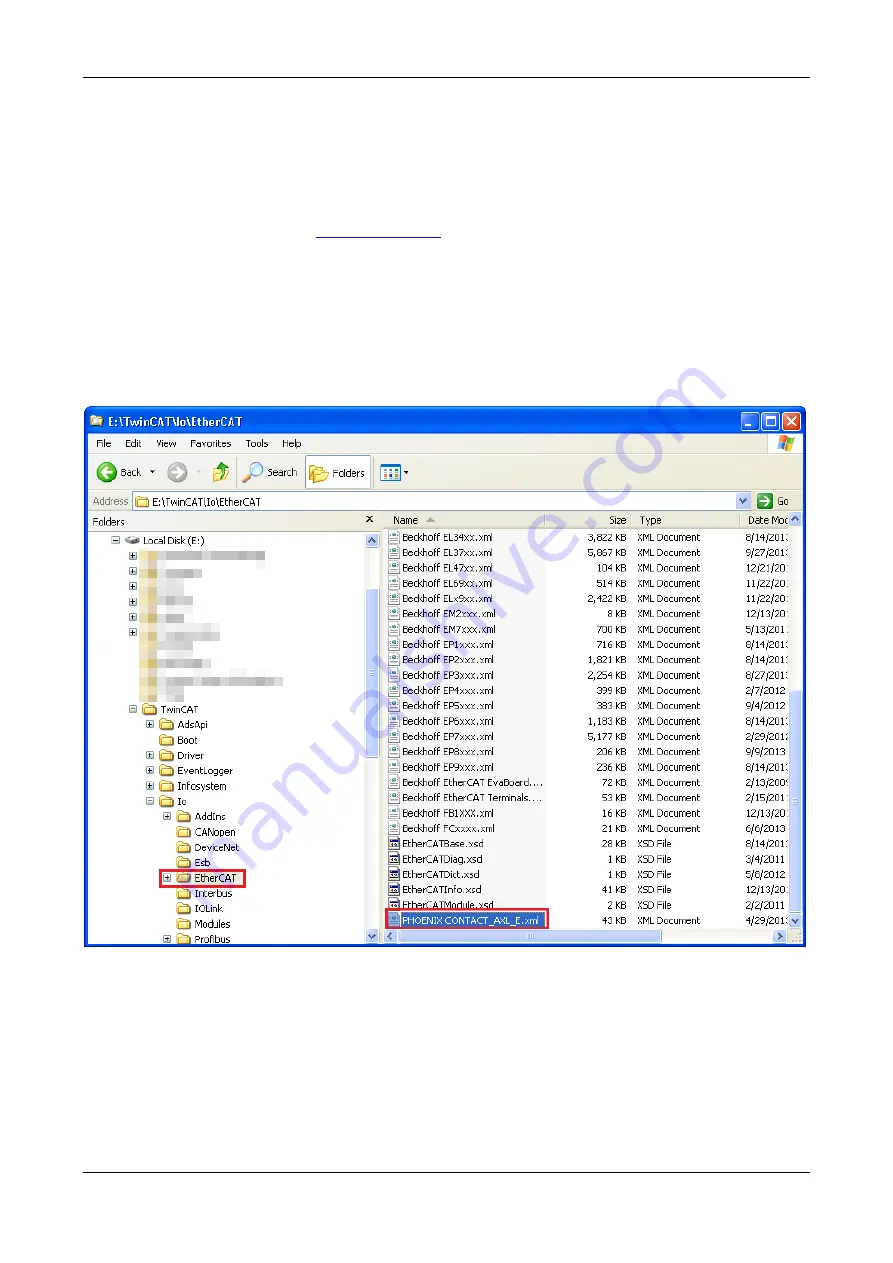 Phoenix Contact Axioline E EtherCAT Firmware Update Download Page 7