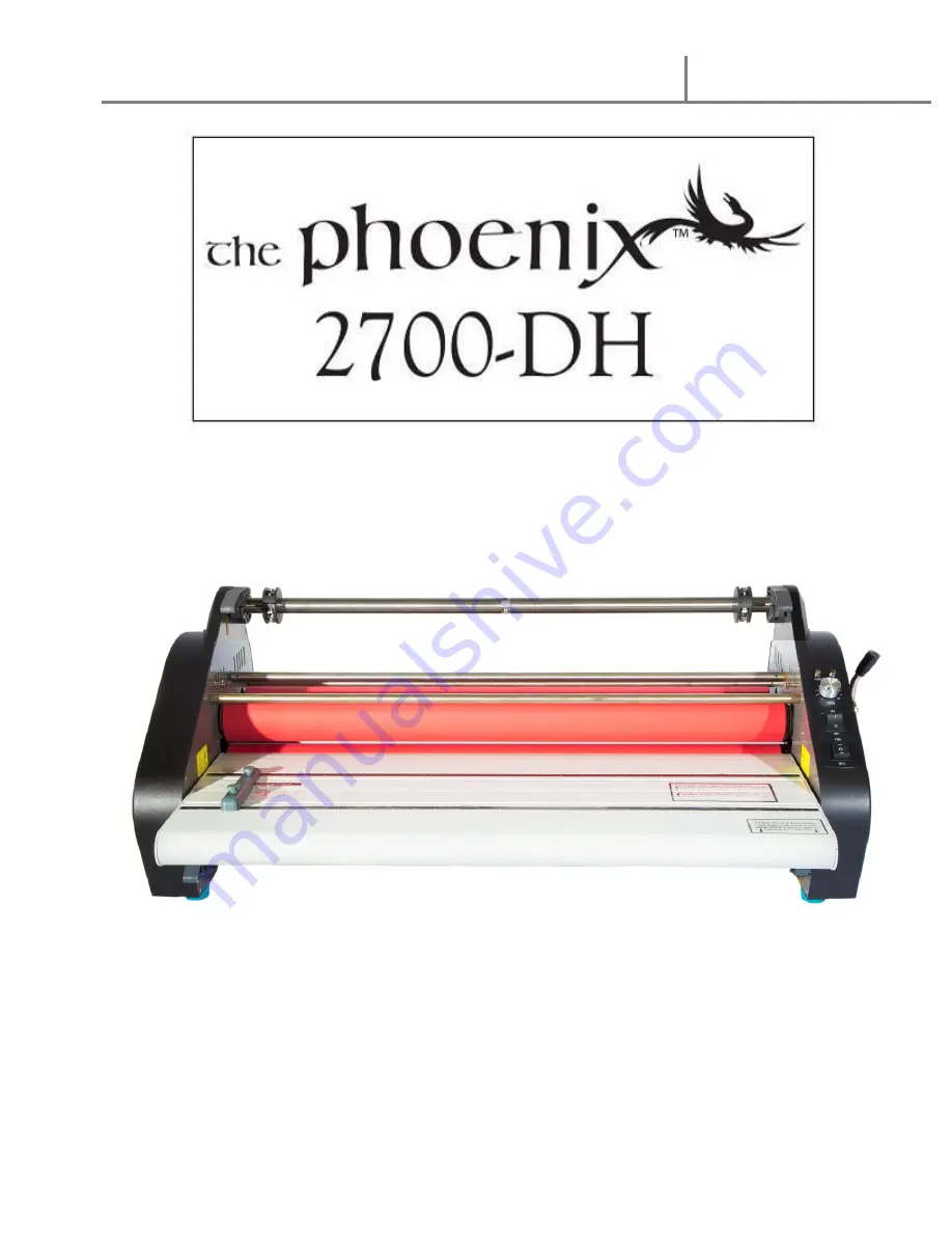 Phoenix 2700-DH Operating Manual Download Page 1