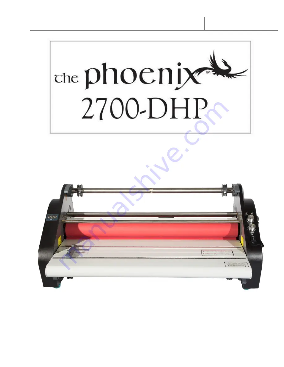 Phoenix 2700-DHP Скачать руководство пользователя страница 1