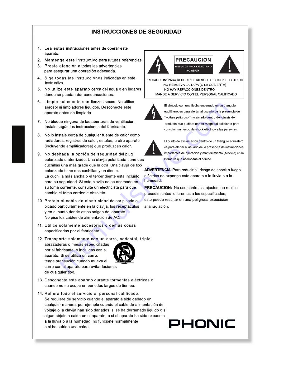 Phonic iSK10A Deluxe Скачать руководство пользователя страница 10