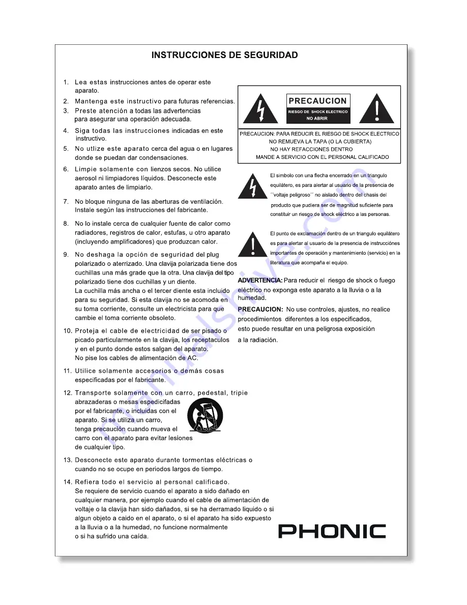 Phonic IW1060 Скачать руководство пользователя страница 7