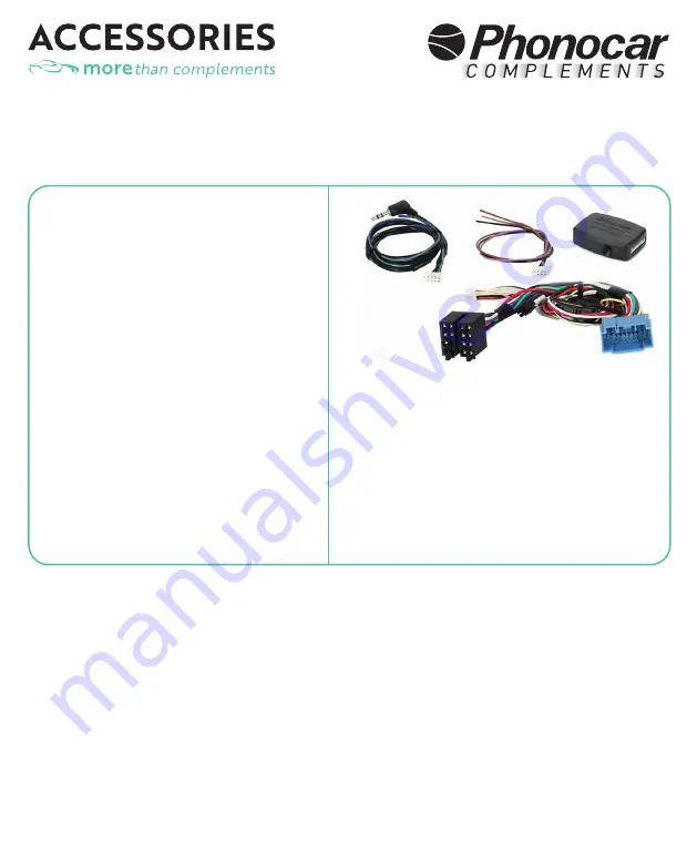 Phonocar 04048 Instruction Manual Download Page 1