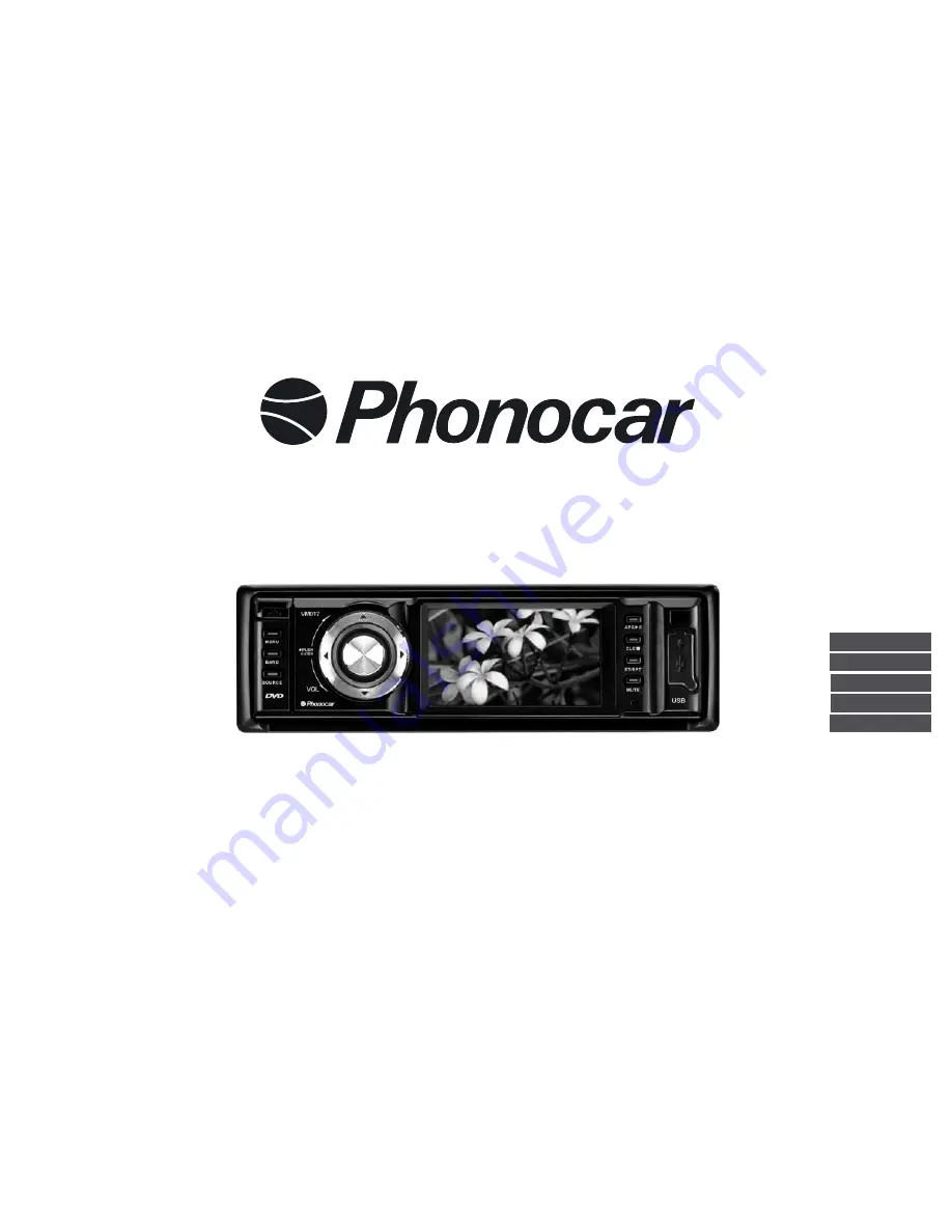 Phonocar VM 017 Скачать руководство пользователя страница 1