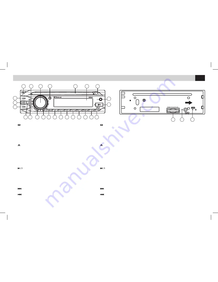 Phonocar VM 024 Instruction Manual Download Page 8