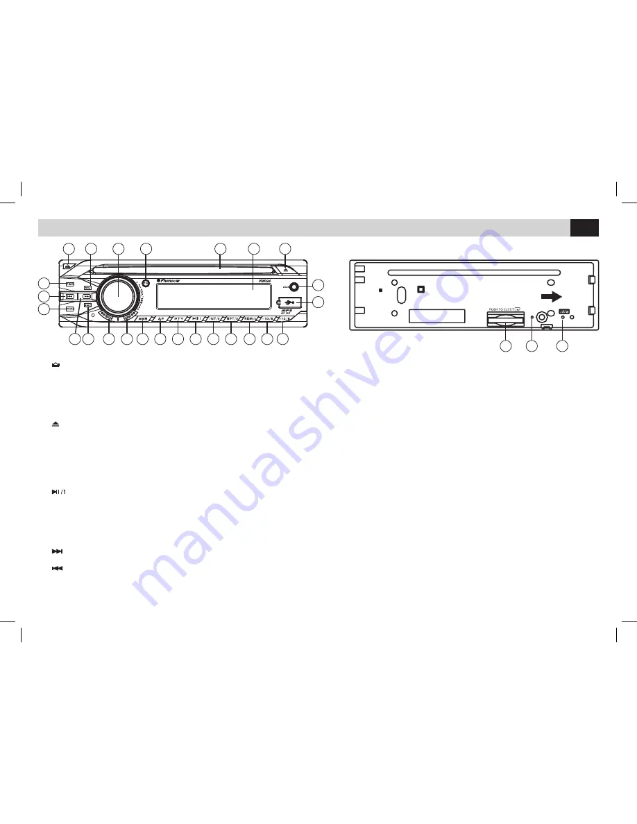 Phonocar VM 024 Instruction Manual Download Page 13