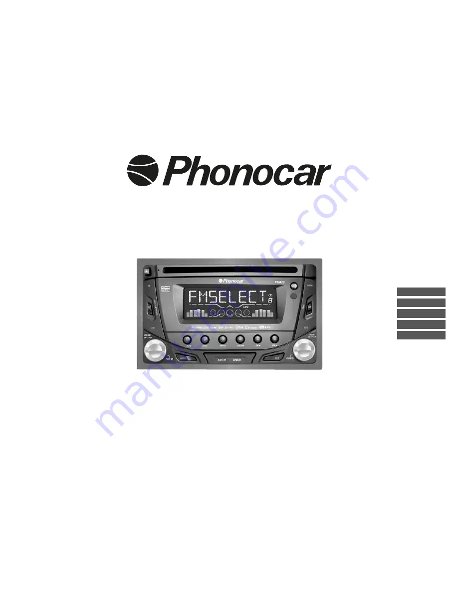 Phonocar VM 029 Instruction Manual Download Page 1